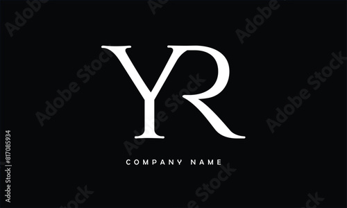 YR, RY, Y, R Abstract Letters Logo Monogram