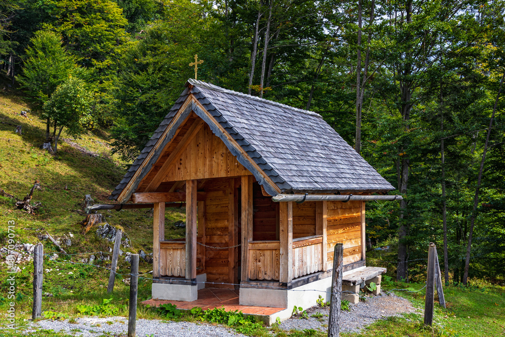 Fototapeta premium Chapels & Hermitages in mountainous landscapes