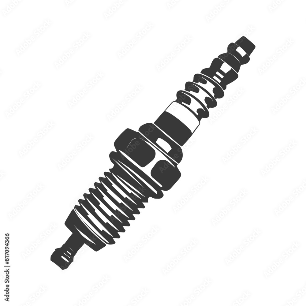 silhouette spark plug black color only silhouette spark plug black color only