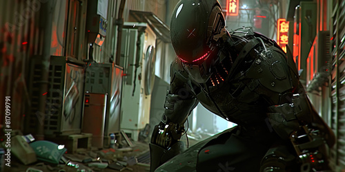 The Metal-Clad Cybernetic Assassin: A Silent Shadow in the Night
