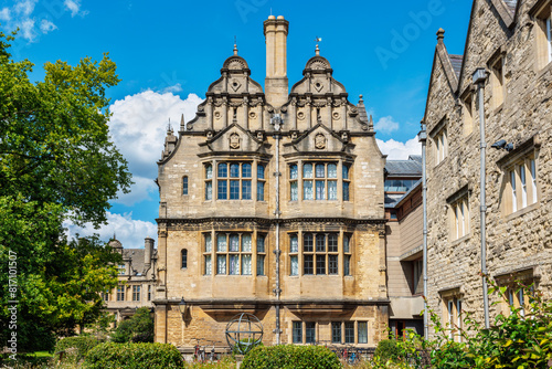  Trinity College buildings. Oxford, England