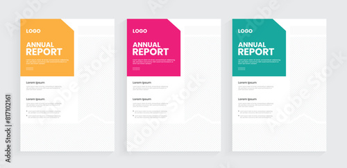 Annual report a4 cover page design, brochure cover page design, company profile front cover report, booklet editable blank marketing paper layout.