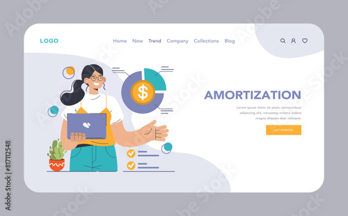 Amortization and depreciation. Calculating the value for business assets