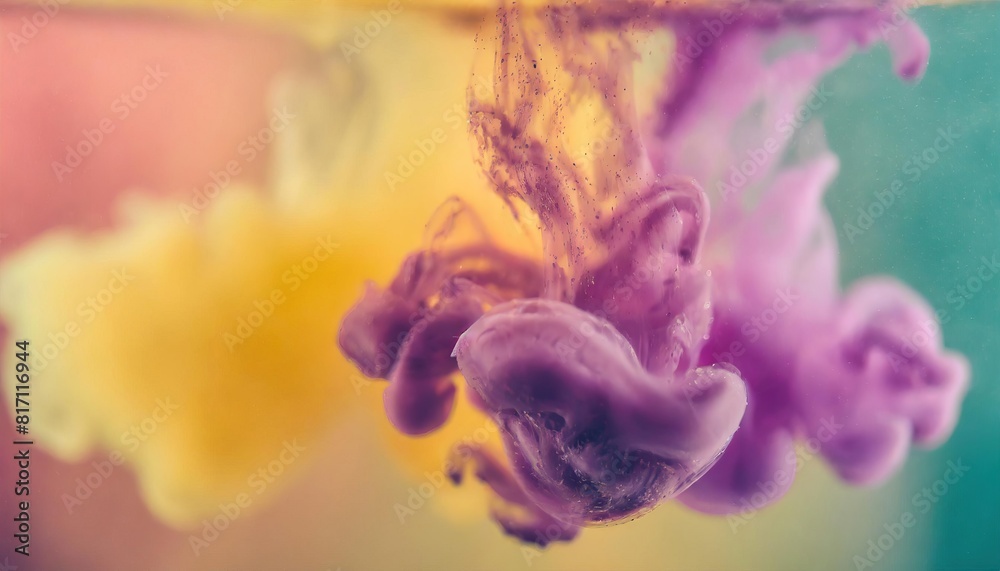 Colorful ink in water Colorful ink in water