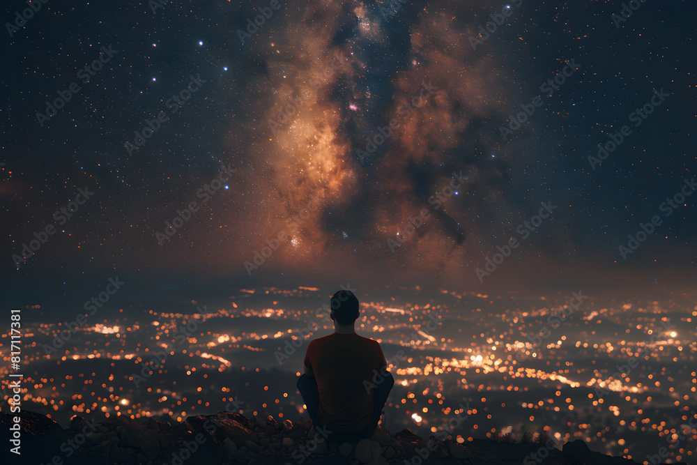 Contemplation Under the Cosmic Canopy: A Human Quest for Meaning in the Universe