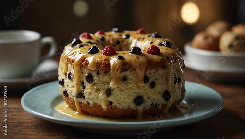 Spotted dick beautiful look photo
