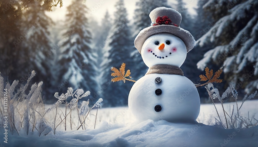 Obraz premium snowman