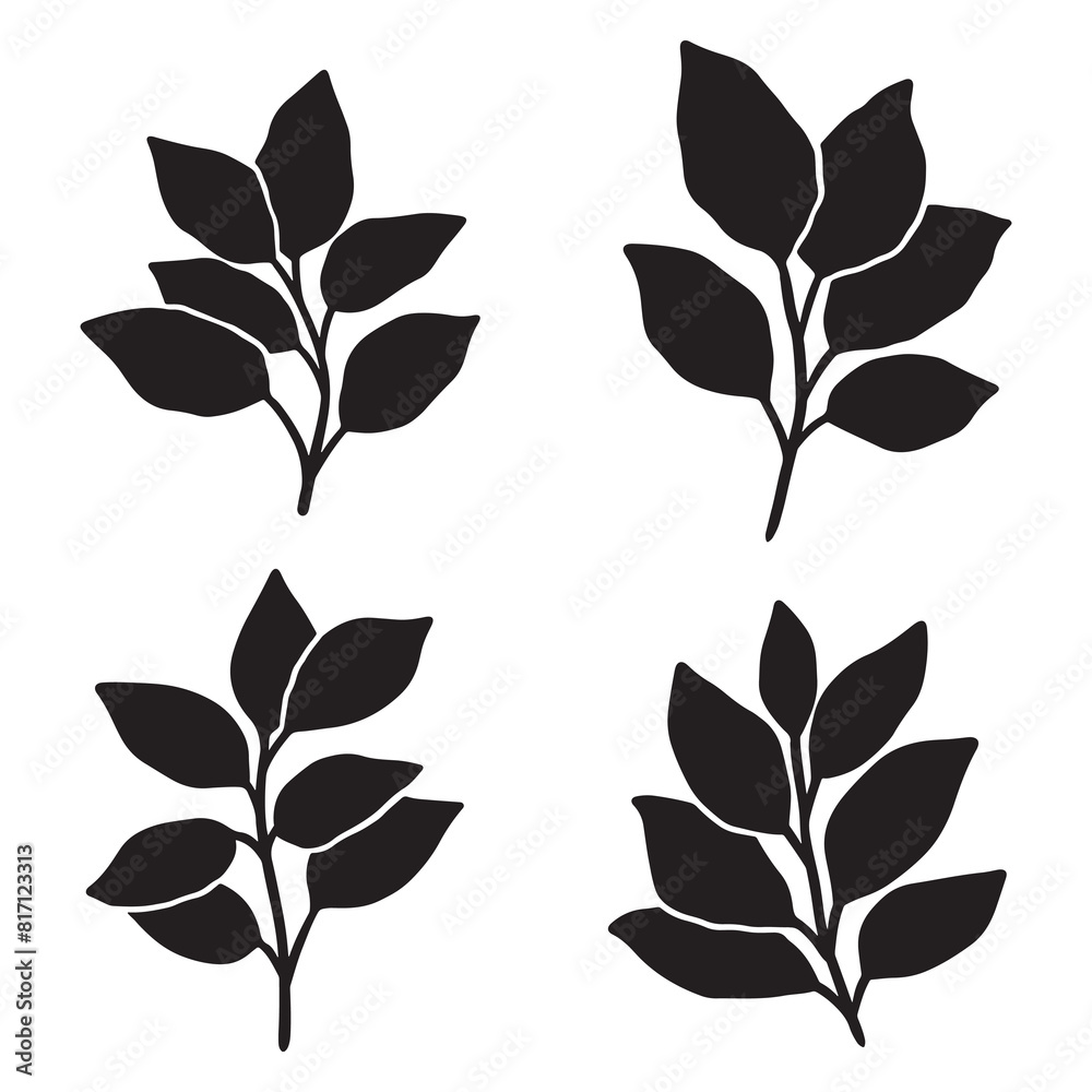 Set of branch and leaves vector
Set of branch and leaves vector