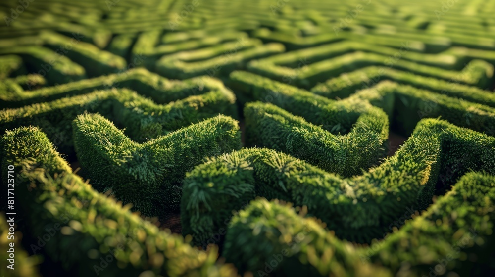 Conceptual Baseball Field Maze Illustration for Educational Content and Unique Sports Artwork Conceptual Baseball Field Maze Illustration for Educational Content and Unique Sports Artwork