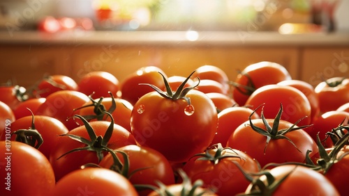 Tomatoes in the ketchen photo