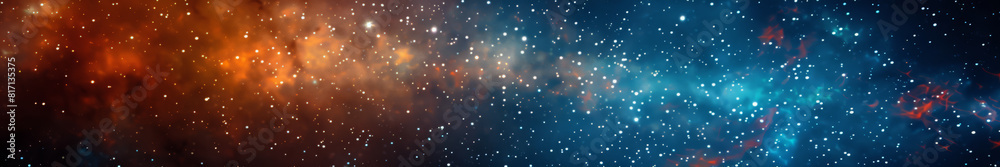 Vibrant Cosmic Nebula with Radiant Stars in Deep Space Vibrant Cosmic Nebula with Radiant Stars in Deep Space