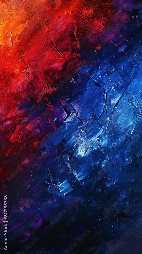 American Flag in Abstract Representation - Red White Blue Vertical Background American Flag in Abstract Representation - Red White Blue Vertical Background