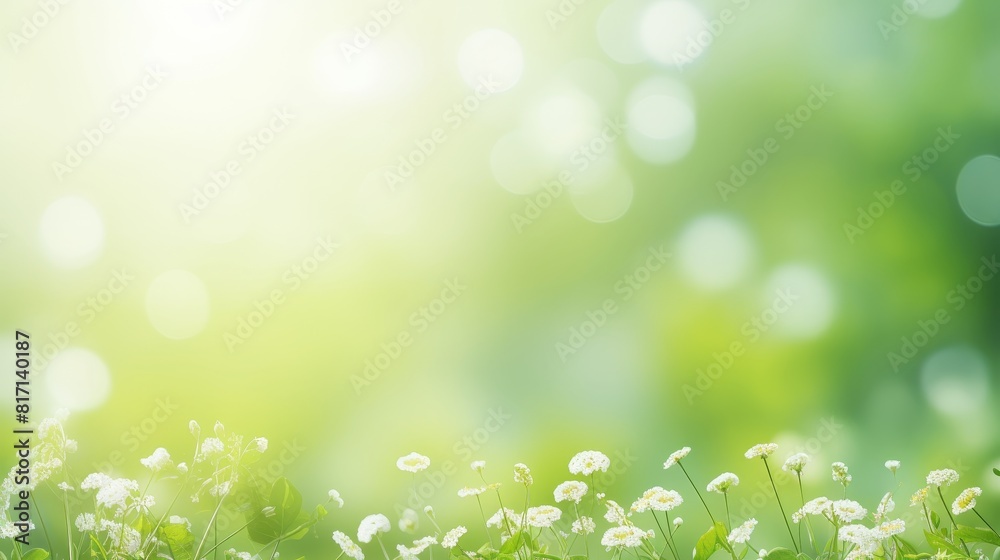 A sunny and green summer background creating a blurred effect Excellent for adding text A sunny and green summer background creating a blurred effect Excellent for adding text
