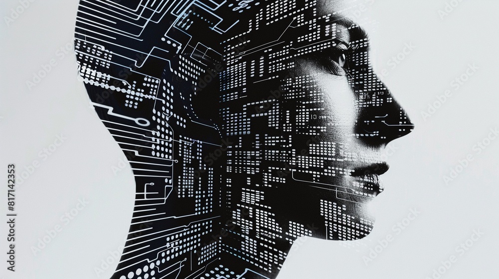 An executive using artificial intelligence for corporate solutions An executive using artificial intelligence for corporate solutions