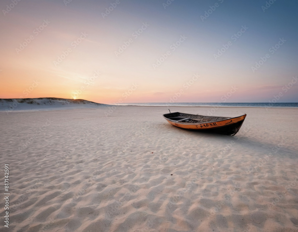 old abandoned boat on the beach at sunset old abandoned boat on the beach at sunset
