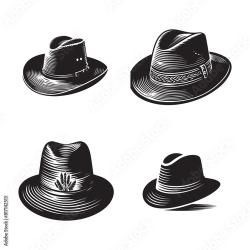 A hat tropical vector design1