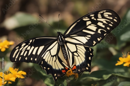 'butterfly mormon great life cycle transform abdomen animal biological bug caterpillar chrysalis compound critter ecology entomology green insect large lava lepidoptera macro memnon natural nature' photo