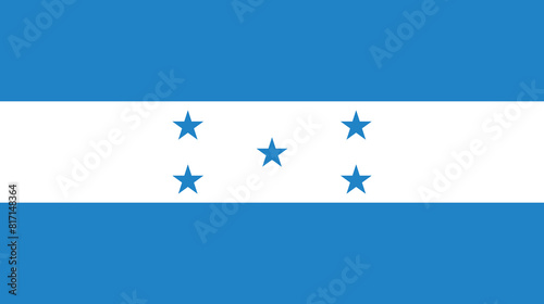 National flag of Honduras. Honduras Flag. 
