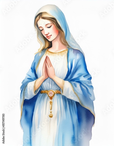 Matka Boska Maryja ilustracja
