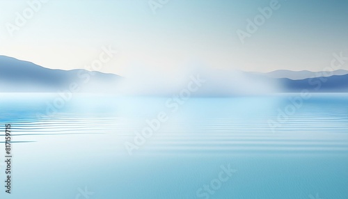 Wallpaper Mural  A serene hot spring with steam rising from the water. The background is a smooth gradient Torontodigital.ca