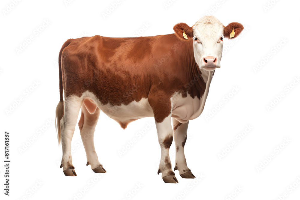 cow isolated on white cow isolated on white