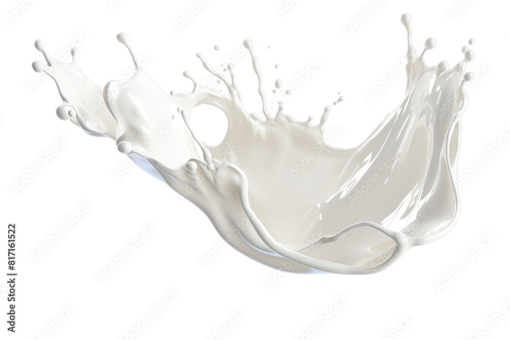 milk splash isolated on white milk splash isolated on white