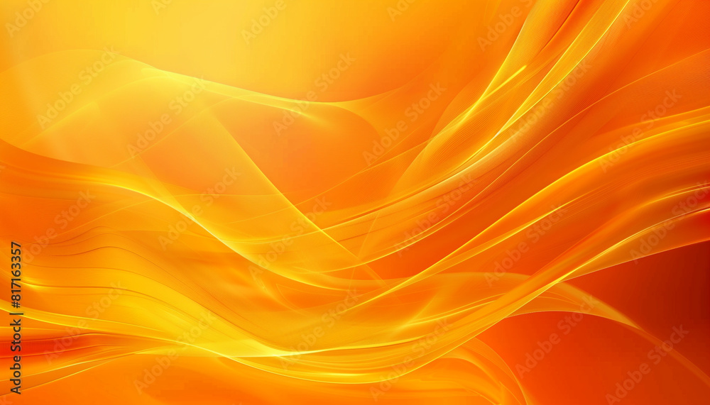 Abstract background, vibrant orange, fiery effect, wave and lines making interesting patterns, wide 16:9