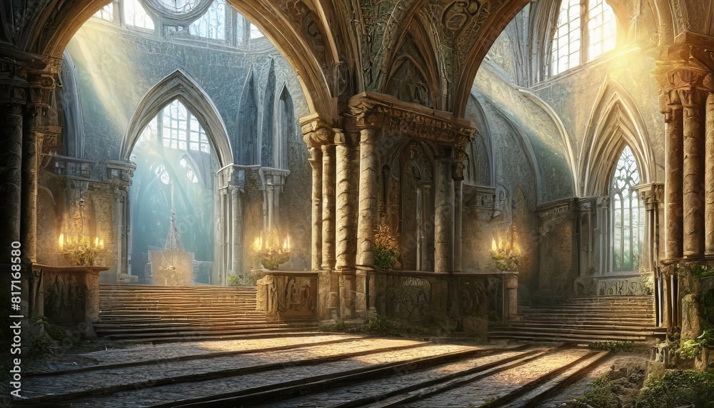 Fototapeta premium interior of the cathedral