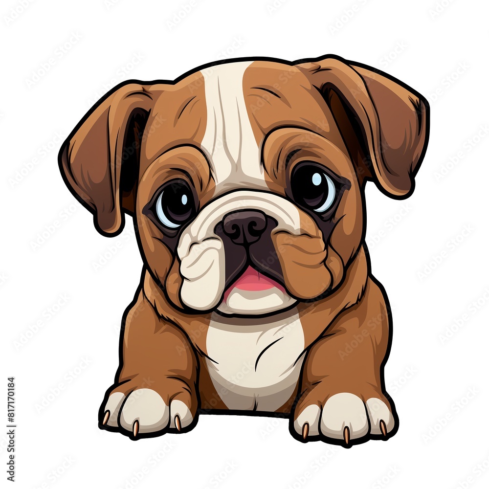 Cartoon Little Puppy. Clipart is a great choice for creating cards, invitations, party supplies and decorations. AI generated. Cartoon Little Puppy. Clipart is a great choice for creating cards, invitations, party supplies and decorations. AI generated.