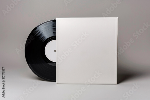 White vinyl cover mockup for branding and marketing