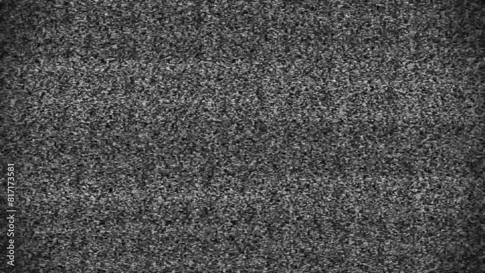 tv screen noise glitch effect. Glitch static white noise television . Tv no signal. Noise overlay texture pattern.