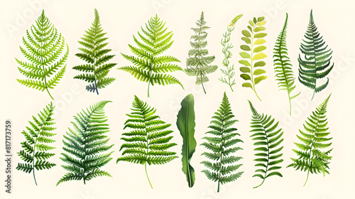 Exploring the Diverse Fern Species in Detail: An Illustrated Guide to Their Life Cycle and Unique Features