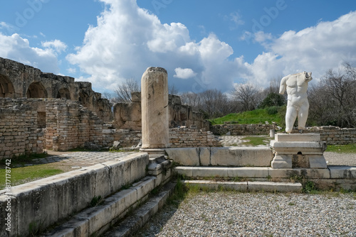 Antike Bäder des Hadrian,  Ausgrabungsstätte Aphrodisias, Türkei