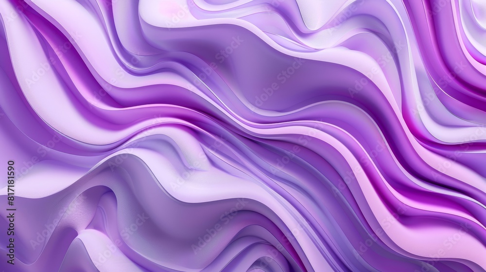 Fototapeta premium A purple wave with a white background