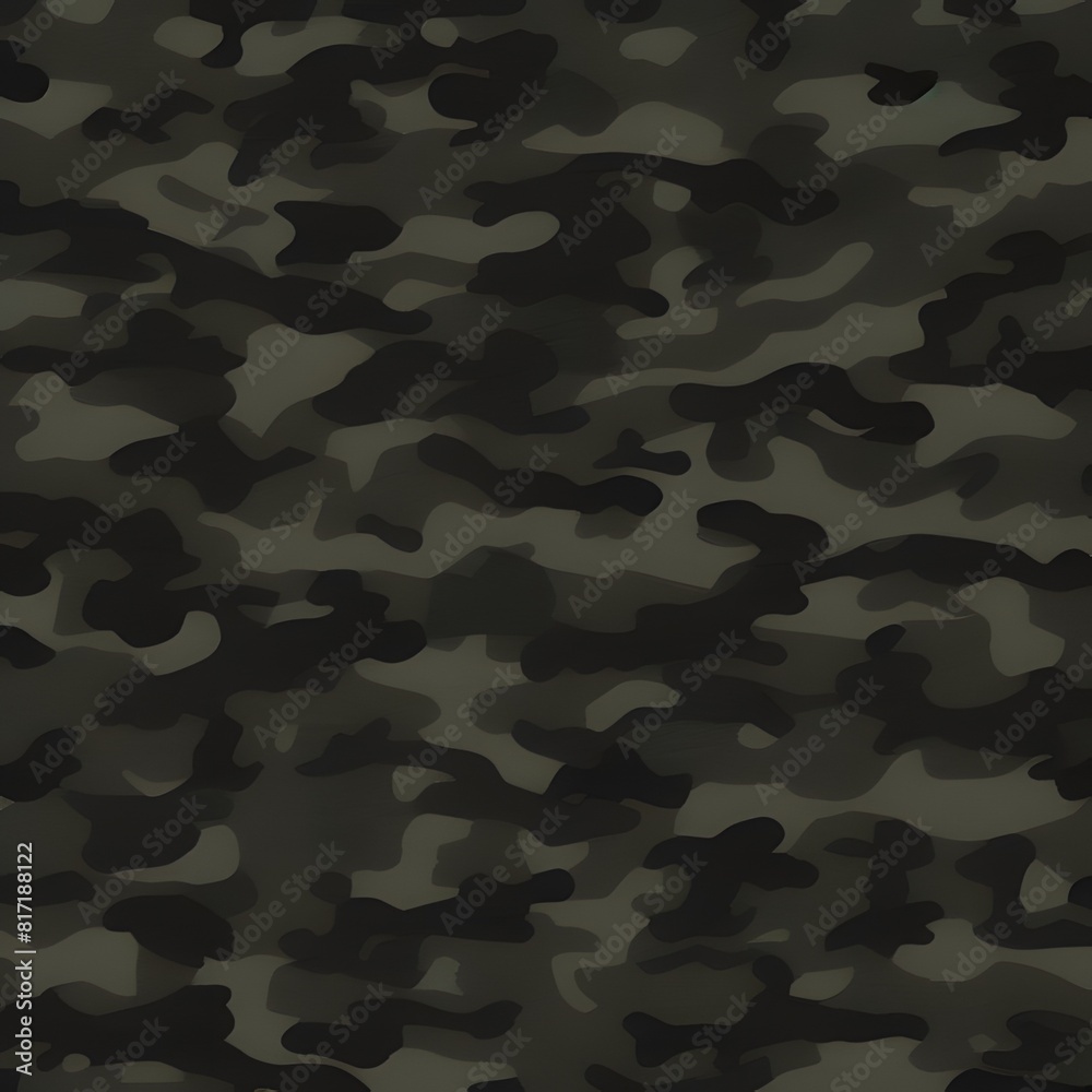 Fototapeta premium Khaki camouflage military background, uniform pattern, army design, modern urban stylish background