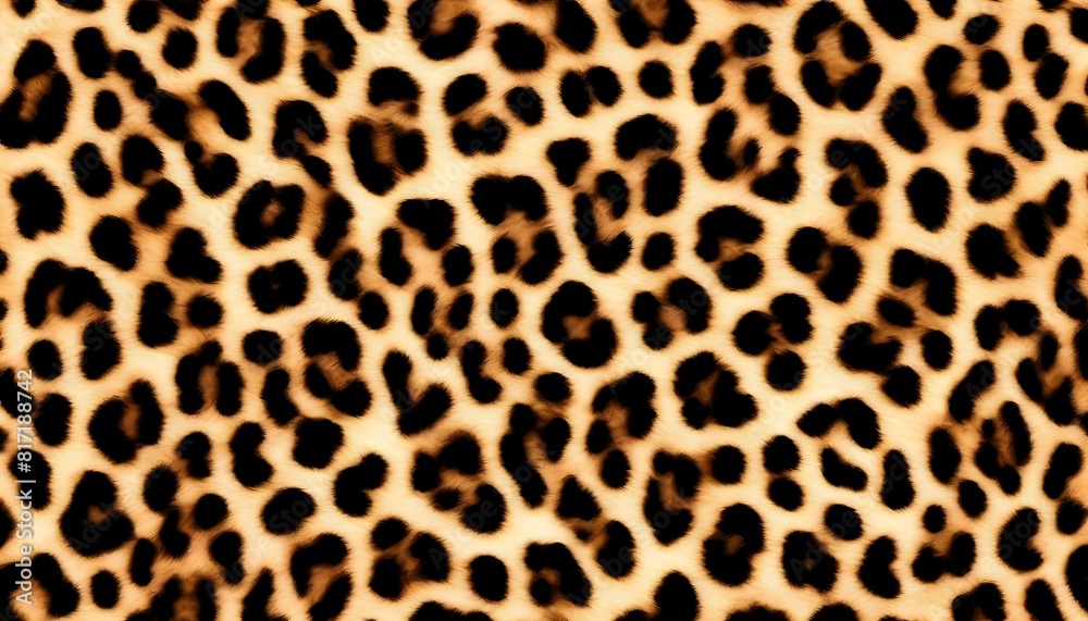 Leopard print fabric texture, modern animal background, hairy pattern
Leopard print fabric texture, modern animal background, hairy pattern