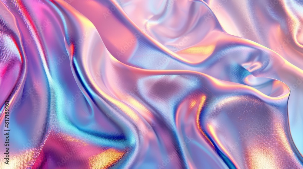 A colorful, wavy line with a gold and tan background A colorful, wavy line with a gold and tan background