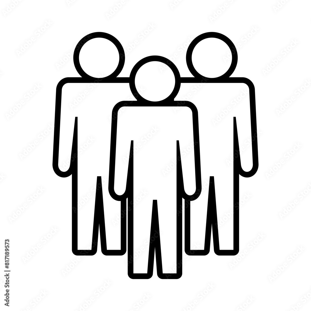 Symbol, ikona ludzi. Plik wektorowy. Symbol, ikona ludzi. Plik wektorowy.