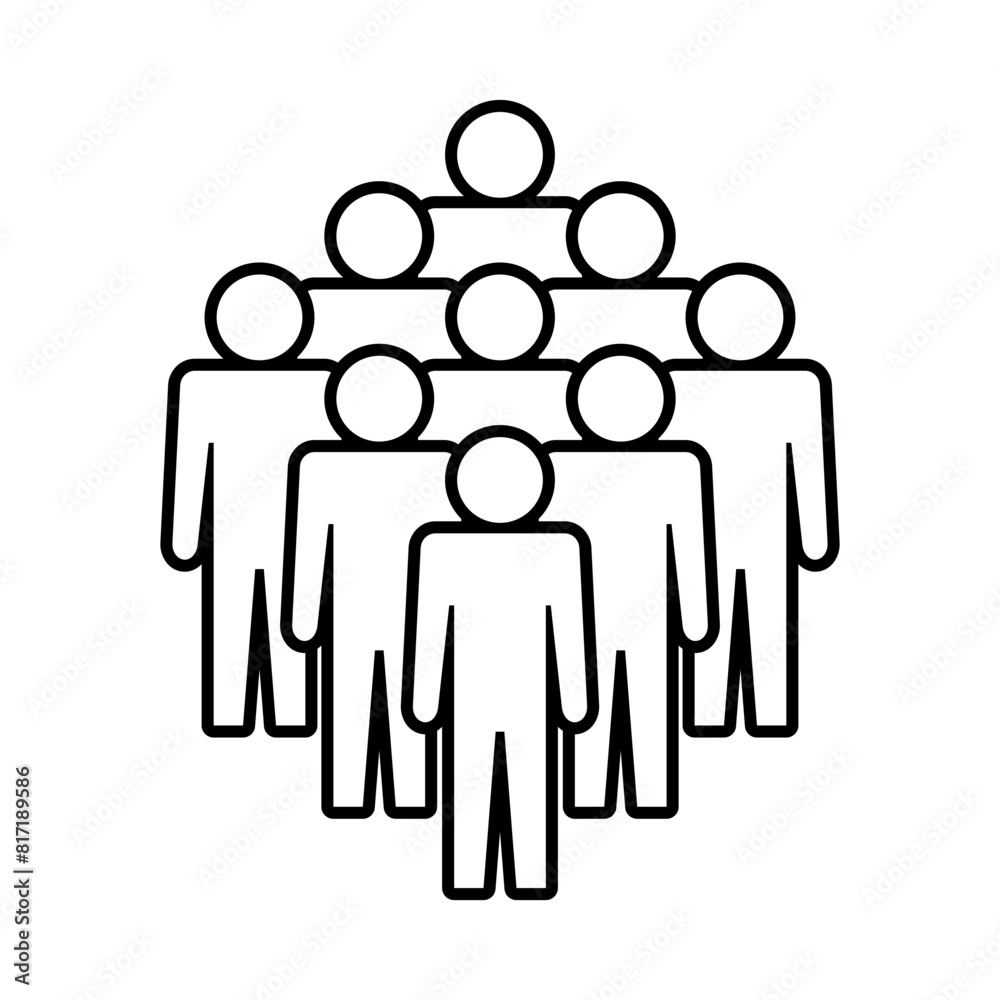 Symbol, ikona ludzi. Plik wektorowy. Symbol, ikona ludzi. Plik wektorowy.
