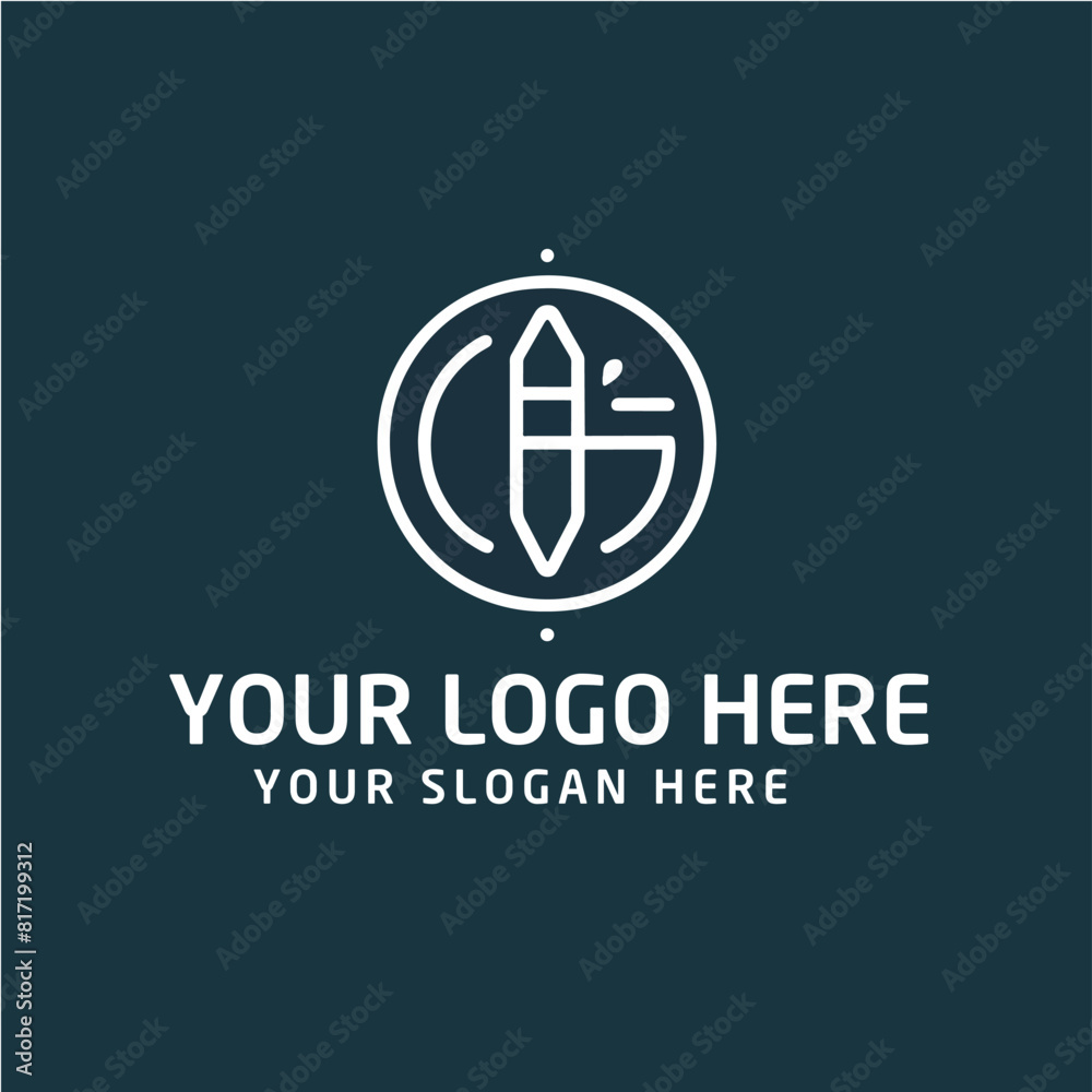 Minimalist earth logo Minimalist earth logo