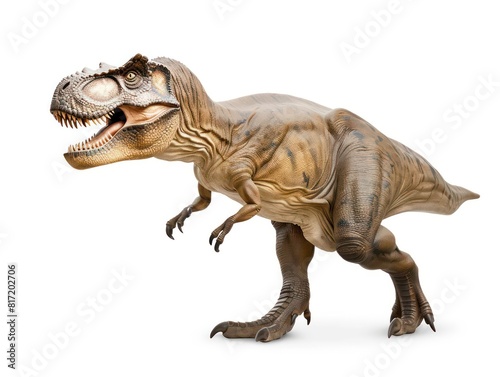 t-rex dinosaur on a white background © XTSTUDIO