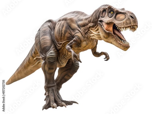 t-rex dinosaur on a white background