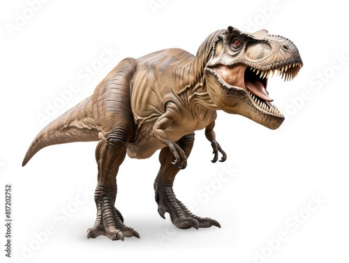 t-rex dinosaur on a white background