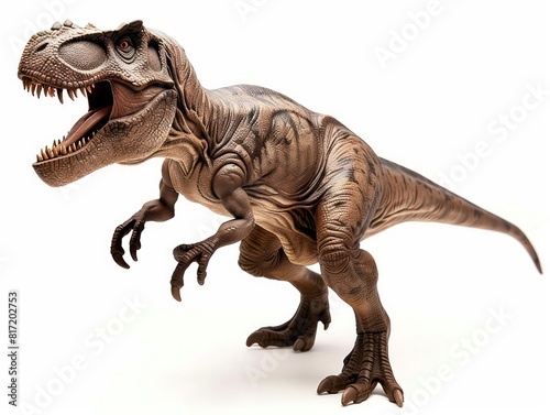 t-rex dinosaur on a white background © XTSTUDIO