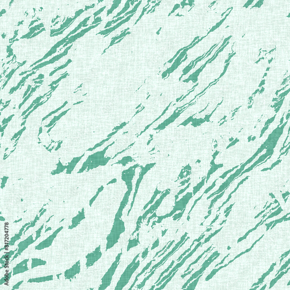 Aegean teal light soft wave linen pattern background. Broken line stripe border effect for rustic coastal marine surface design. Aegean teal light soft wave linen pattern background. Broken line stripe border effect for rustic coastal marine surface design.