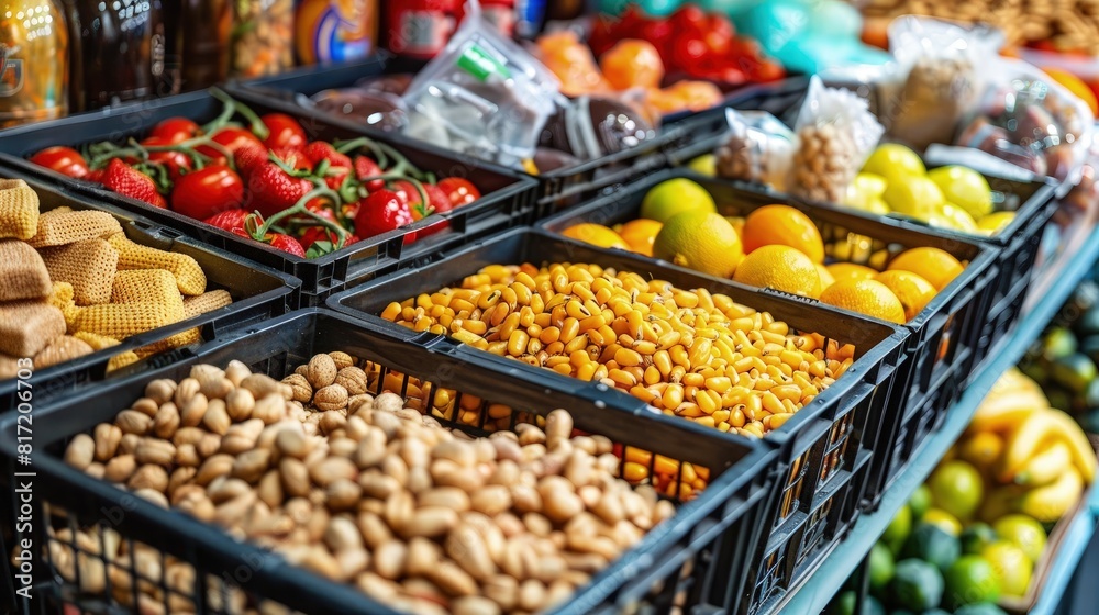 Colorful Market Baskets