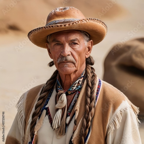 portrait of a cowboy with a hat