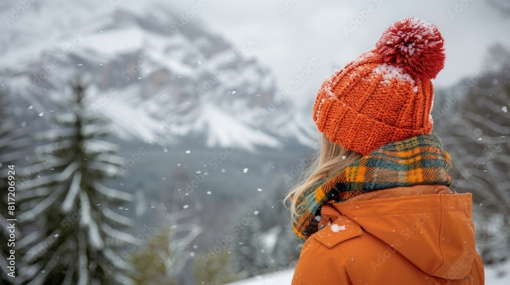 Winter Solitude Amidst Majestic Mountains Winter Solitude Amidst Majestic Mountains