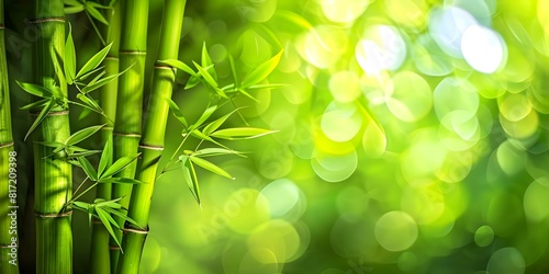 Discover ecofriendly advantages of bamboo products due to fast growth and sustainability. Concept Eco-friendly advantages  Bamboo products  fast growth  sustainability
