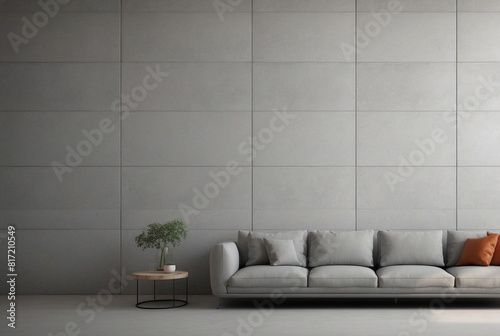 Grey concrete wall